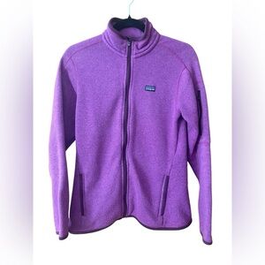 Patagonia Women’s Better Sweater Weather Fleece Jacket. Purple size medium.